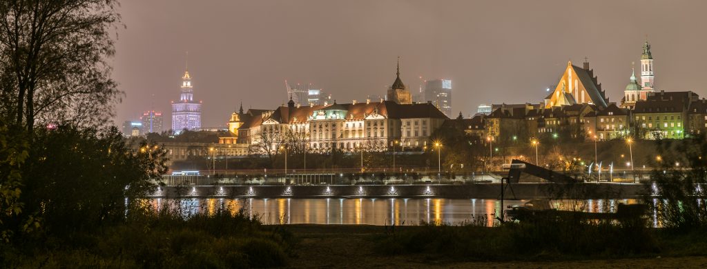 Blick über die Weichsel in Richtung Altstadt und Zentrum